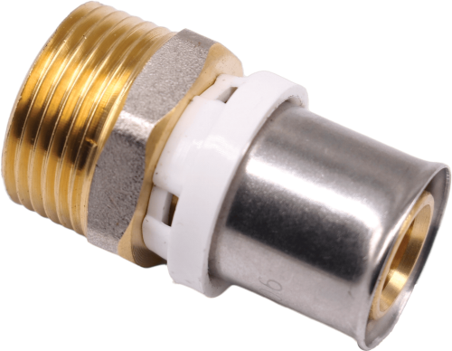 K-FLEX пресс-фитинг муфта с наружной резьбой 16х1/2″ мм